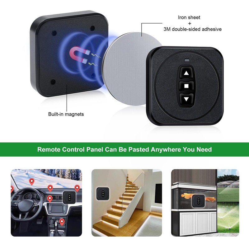 SRDKG 12V Remote Switch with 30A Relay, 12 Volt Wireless