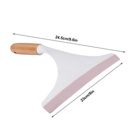 KICHOUSE 1PC Window Cleaning Squeegee Tool Versatile Wiper for Glass Mirrors and Tiles Comfortable Non Slip Handle for Indoor and Outdoor Use for Shower Doors and Car Windows Random Color