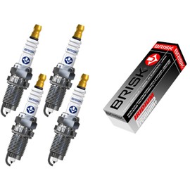 BRISK Iridium Premium+ Plus P53 QOEX14YIR 2162 Spark Plugs (Pack of 4)