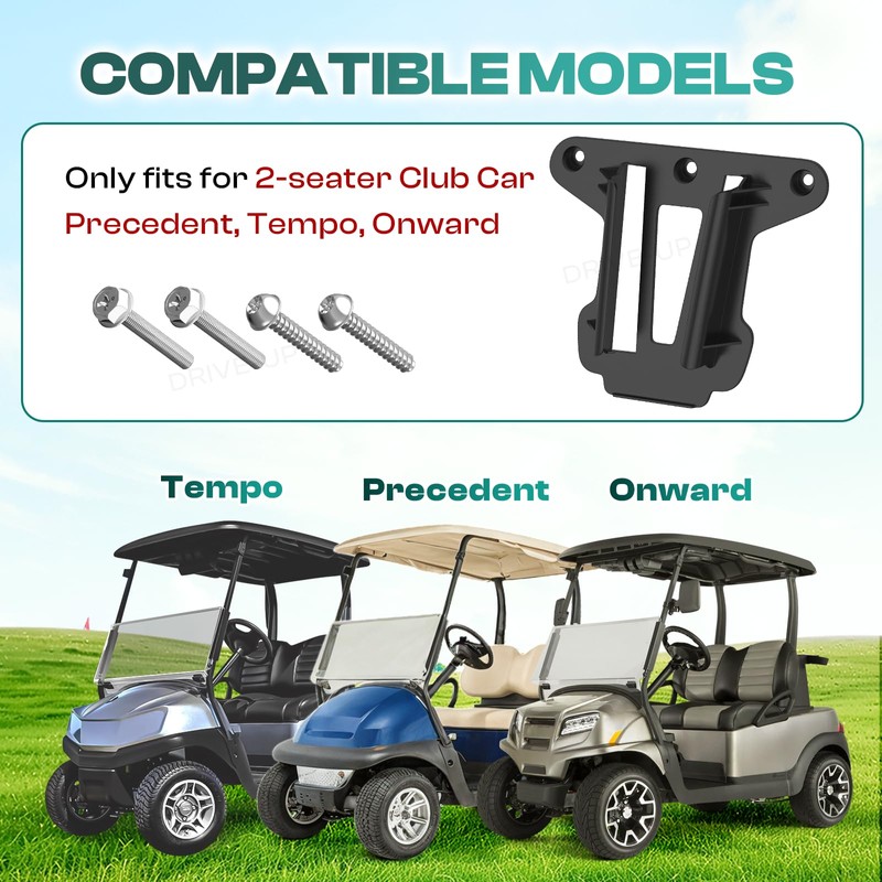 Drive-up Club Car Golf Cart OEM Cooler Sandbox Mounting Bracket