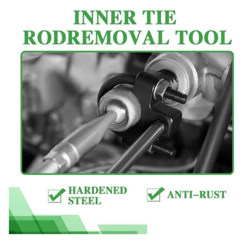 Upgraded Reliable Economical Compact Low Profile Inner Tie Rod Removal