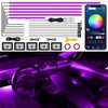 Acrylic Interior Car LED Strip Light with Wireless APP, Car