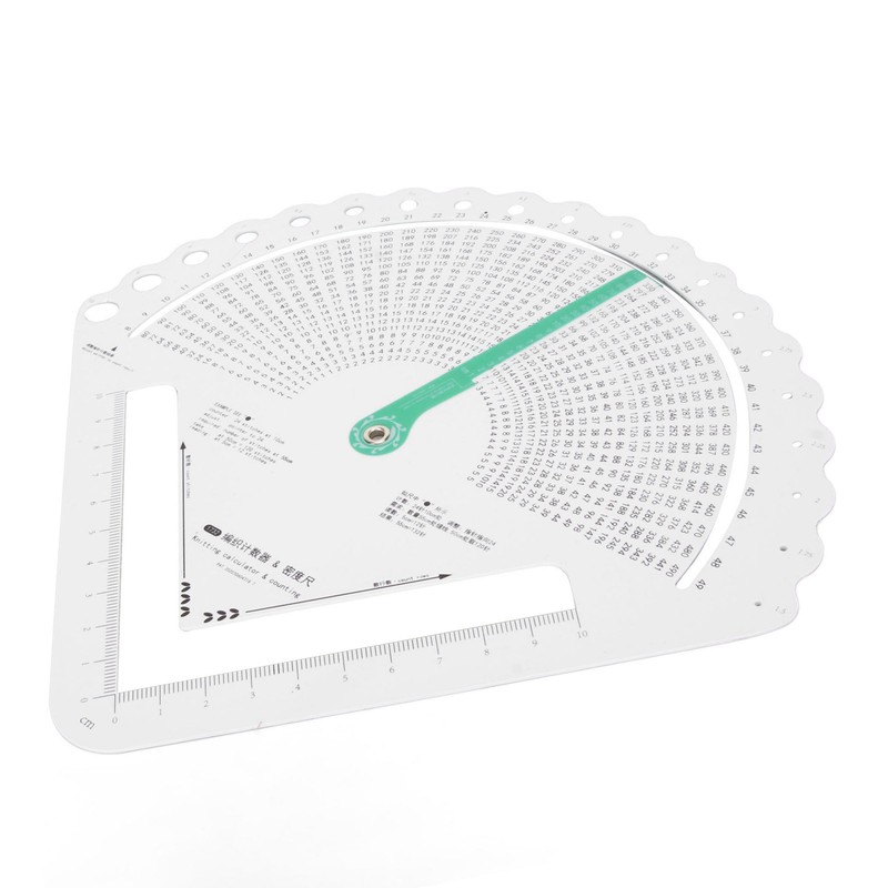 Knitting Ruler Knitting Gauge Measuring Tool Multifunctional Accurate Knitting Stitch