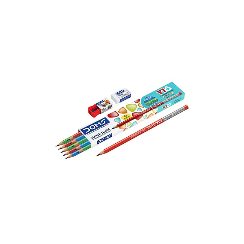 Doms Y 1 + Super Dark HB/2 Graphite Pencil Box