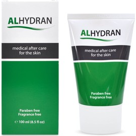 Alhydran After Care for The Skin | Scars, Dry Skin, Eczema, Itching, Burn Wounds and Skin Problems After Radiotherapy or Surgery, 100ml