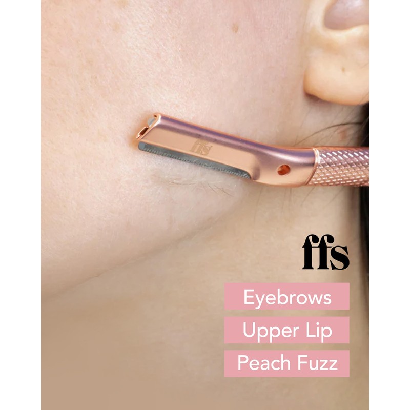 Dermaplaning Kit for Facial Hair Removal, Exfoliation, Eyebrow Shaper -