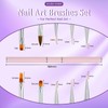 Lokaloka Nail Brush Set for Gel Nails, Nail Art, Double