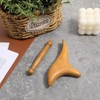 Alrhso 2 Pcs Wood Body Massager Foot Massage Stick Tool