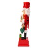 Kurt Adler 15-Inch Santa Nutcracker Countdown Calendar with Gift Sack