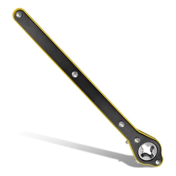 GAOLAOSY Car Jack Ratchet Wrench, 360° Swivel Automotive Scissor Jack