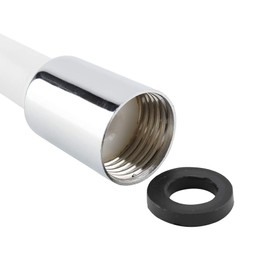 Manguera de Ducha de Primavera Abs Manguera de Ducha Telescópica Flexible Para Agua Plomería Inodoro Bidé Pulverizador Pistola Baño (78.7in, Reino Unido G1 2 ")(Gris)