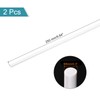 MECCANIXITY ABS Plastic Rod Round Solid Bar 8mm x 250mm
