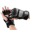 Half Finger Boxing Gloves Punching Bag Open Palms Fighting Kickboxing