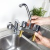 uxcell Faucet Mount Extension Shank 2.4"x 1.25" Brass Pipe Faucet