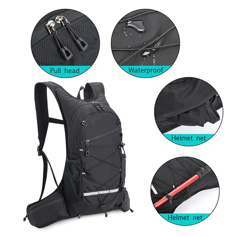 Bike Backpack Waterproof Folding Ultra Lightweight Nylon Bike Hydration Backpack