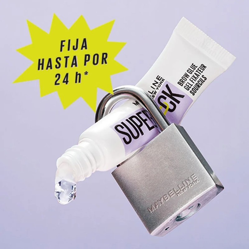 Maybelline Gel cejas SuperLock 7ml, laminadas 24H, a prueba de