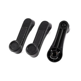 A ABSOPRO 3PCS Universal Window Hand Crank Winder Handles Black for Car Item Replacement