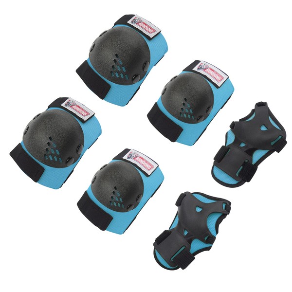 SOHOUR HOME Knee Pads for Kids Elbow Pads Wrist Guards Set Child Protective Gear Set, for 3-15 Years Child Roller Skates, Cycling, BMX Bike, Skateboard, Inline Skating, Scooter Riding Sports