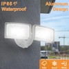 CELAVY 30W 3000 Lumen LED Dual-Head Flood Light Outdoor, Metal
