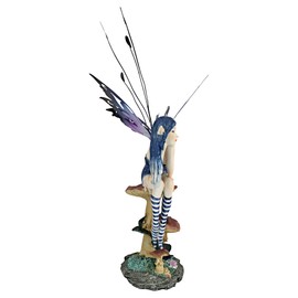 Design Toscano QS232725 Sapphire, The Pepperwand Fairy Statue,full color, Twin