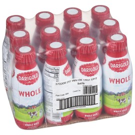 Darigold Shelf Stable Whole Milk with 12 Essential Nutrients, 15g Protein, rsBT Free - 14oz, 12 Pack (Whole)