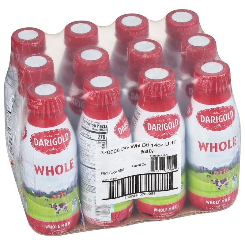 Darigold Shelf Stable Whole Milk with 12 Essential Nutrients, 15g