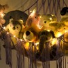 Stuffed Animal Hammock Corner with LED Light - Toy Storage