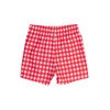 RUGGEDBUTTS Boys UPF50+ Sun Protection Gingham Swim Trunks - Vintage