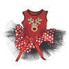 Petitebella - Vestido para cachorro de perro con cara de