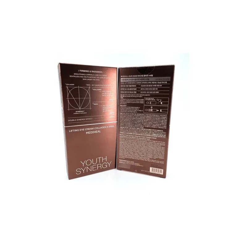 Crema de Ojos Mediheal Youth Synergy Lifting Collagen X Snail