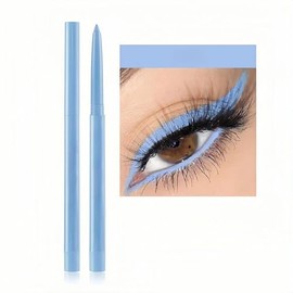 Blue Electronic Technology Company Retractable Eyeliner and Eyeshadow Pencil - Matte, Metallic & Glitter Finish - Colorful Natural Long Lasting Eye Makeup Pencil（8）
