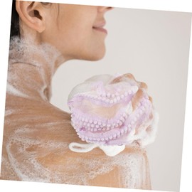 Ipetboom 2Pcs Large Soft Bath Balls Durable Bathing Balls for Home Travel Wear Resistant Convenient Bath Scrubbers with Rich Comfortable Lightweight Exfoliating Body Cleanser Light Green