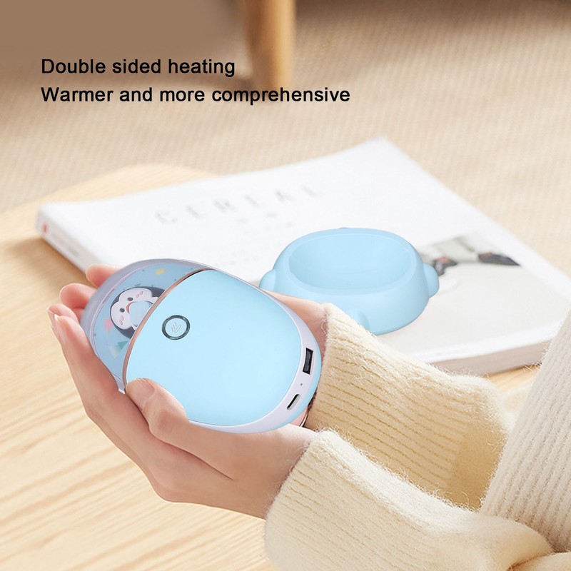 Rechargeable Hand Warmer Small USB Charging Double Sided Portable Handy