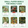 Bionutrio 6 oz Paper Bowls Compostable, 200 Pack Small Disposable