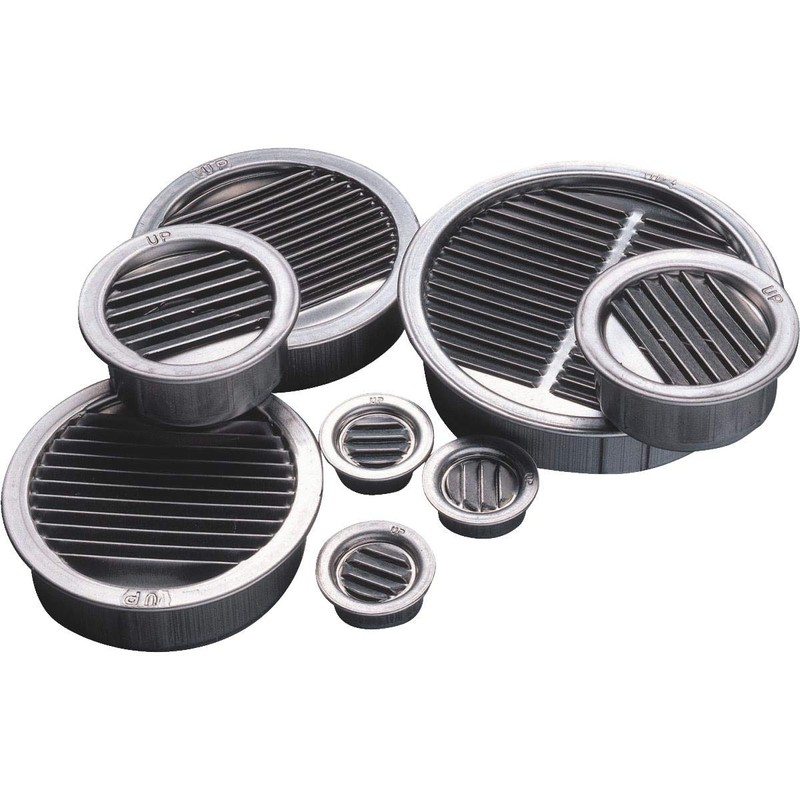 AIR VENT 50001 2" Mill Mini Alum Louver, 36 PCS/CTN
