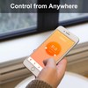 KETOTEK Smart Wireless Thermostat with RF Receiver for Boiler, Compatible