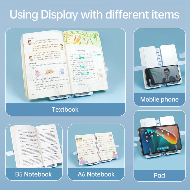 Book Stand Pencil Box Multifunction Pencil Case with Book Stand