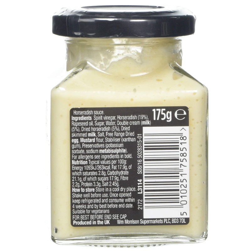 Morrisons The Best Horseradish Sauce, 175g