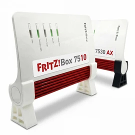 Stand for Fritzbox 7510 and 7530 AX AVM (Set of 2) - Holder Mount Router Modem - Made by R-Satz Shop (White)