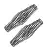 2PCS BBQ Spring Handle Stainless Steel Cool Touch Stove Heavy