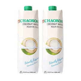 Chaokoh Agua de Coco - Coconut Water (2 Pack, Total of 67.6fl.oz)
