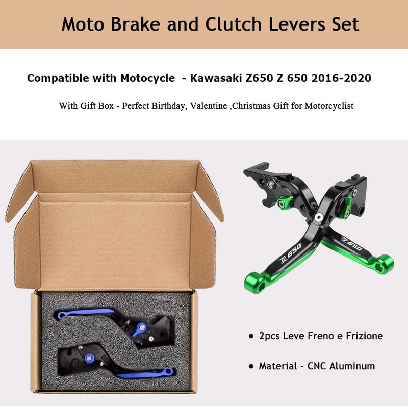 FREAXLL Z650 Folding Brake and Clutch Levers Set for Z650