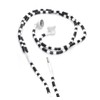 KIKKERLAND – Beaded Auriculares, Blanco y Negro