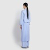 JAJU [JAJU] Light Linen Blended Bustier Dress_Sky Blue