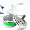 Starlet24 Rotating ashtray, wind ashtray, storm ashtray, green, 11 cm