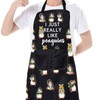 ENSIANTH Penguin Apron Penguins Cooking Apron With Pockets I Just