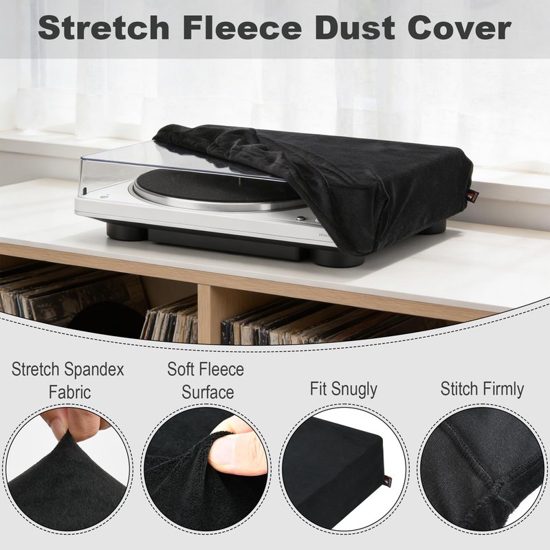 TXEsign Dust Cover Compatible with Audio Technica AT-LP70X and AT-LP70XBT