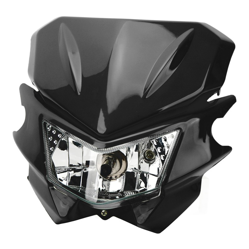 Motorcycle Front Headlight H4 Interface LED Waterproof DRL Headlight for
