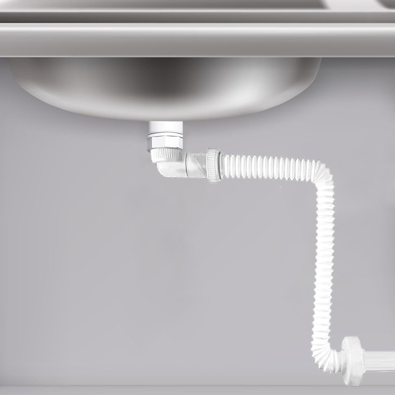 1/4 Inch Siphon, Flexible Drain Hose, 360° Adjustable Siphon with
