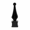Address America Fence Finials Four Sided Spire Finial - Aluminum